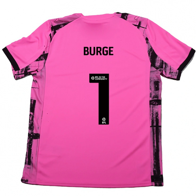 Danxen Dames Lee Burge #1 Roosrood Zwart Uitshirt Uittenue 2025/26 T-Shirt België