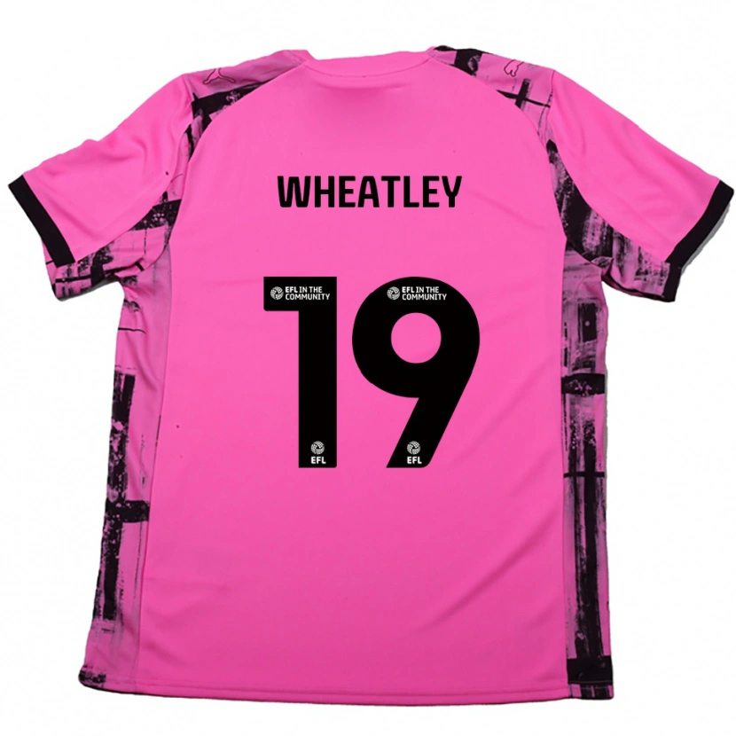 Danxen Dames Ethan Wheatley #19 Roosrood Zwart Uitshirt Uittenue 2025/26 T-Shirt België