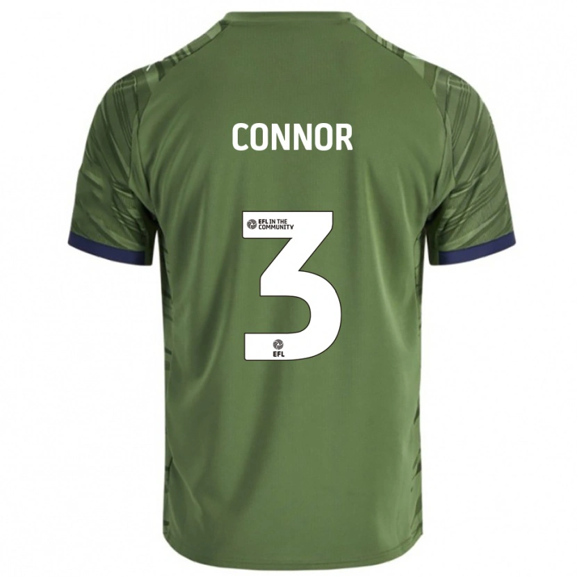 Danxen Dames Niamh Connor #3 Groen Wit Uitshirt Uittenue 2025/26 T-Shirt België
