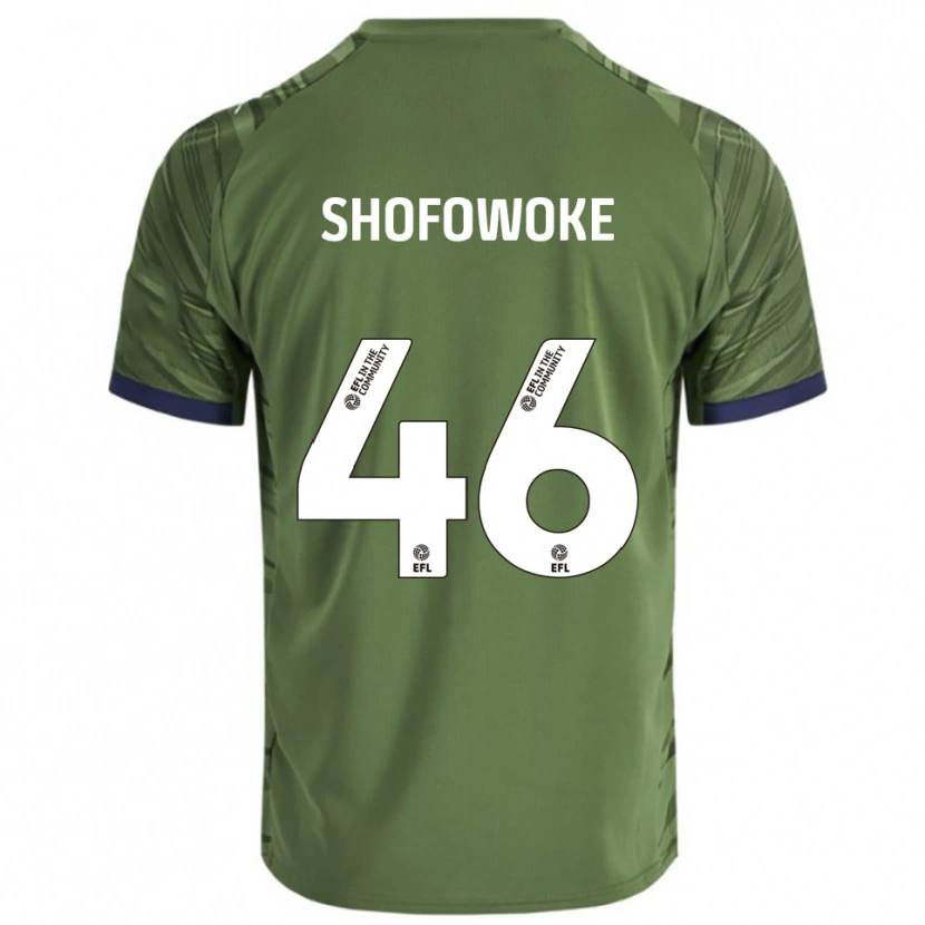 Danxen Dames Boluwatife Shofowoke #46 Groen Wit Uitshirt Uittenue 2025/26 T-Shirt België