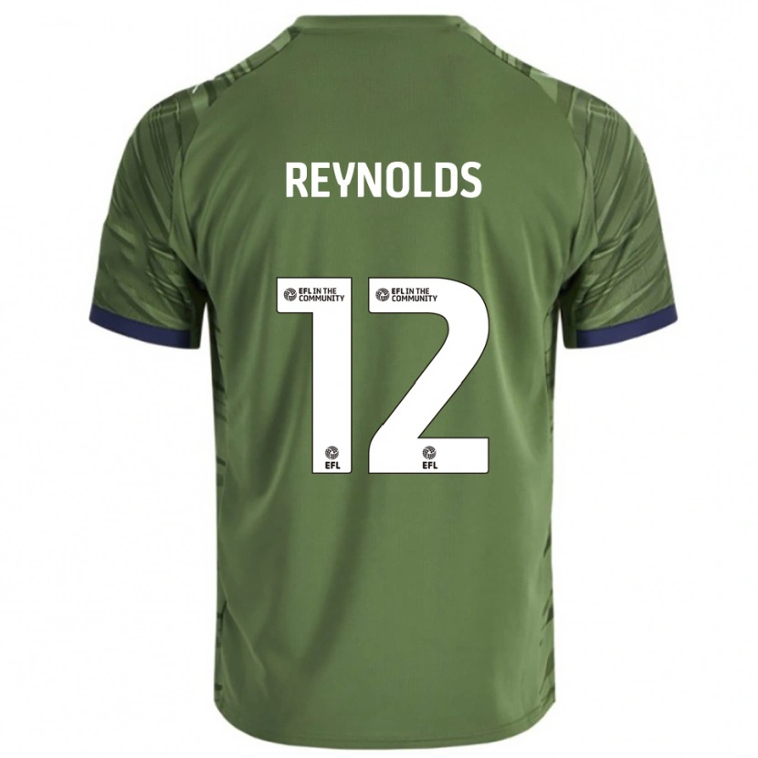 Danxen Dames Niamh Reynolds #12 Groen Wit Uitshirt Uittenue 2025/26 T-Shirt België