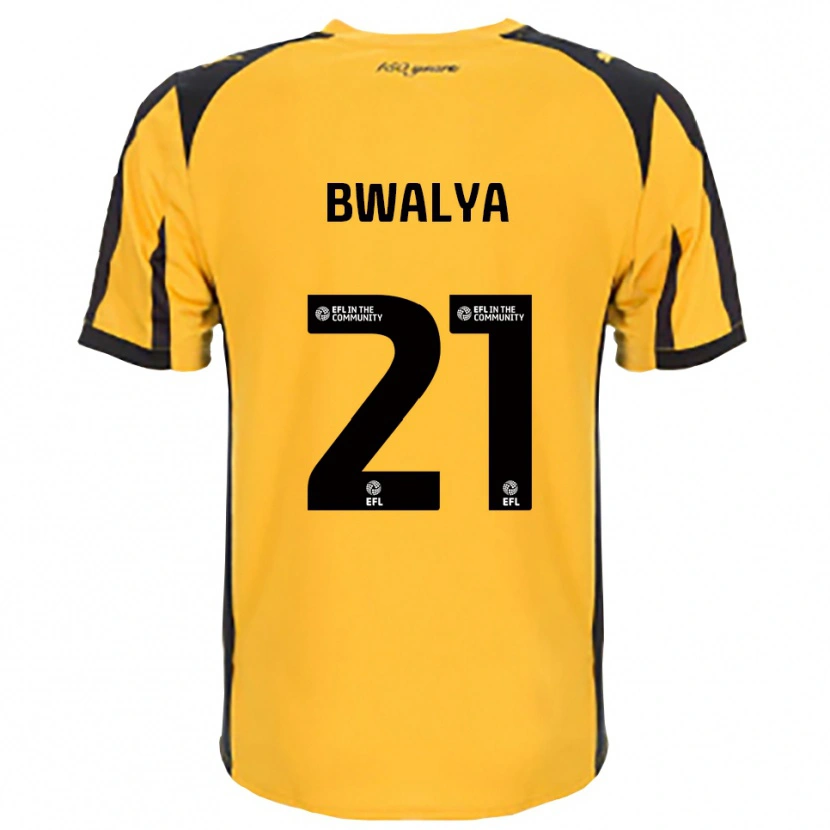 Danxen Dames Sophie Bwalya #21 Oranje Zwart Uitshirt Uittenue 2025/26 T-Shirt België