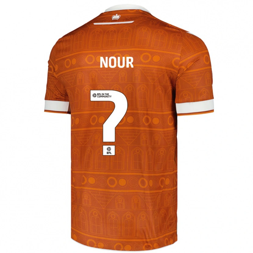 Danxen Dames Aaron Nour #0 Oranje Wit Uitshirt Uittenue 2025/26 T-Shirt België