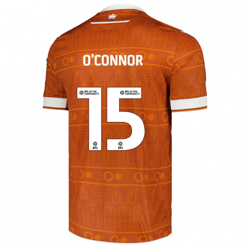 Danxen Dames Paudie O'connor #15 Oranje Wit Uitshirt Uittenue 2025/26 T-Shirt België