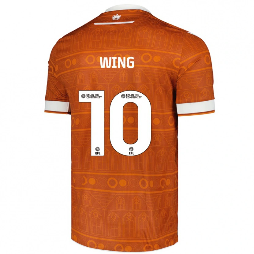 Danxen Dames Lewis Wing #10 Oranje Wit Uitshirt Uittenue 2025/26 T-Shirt België