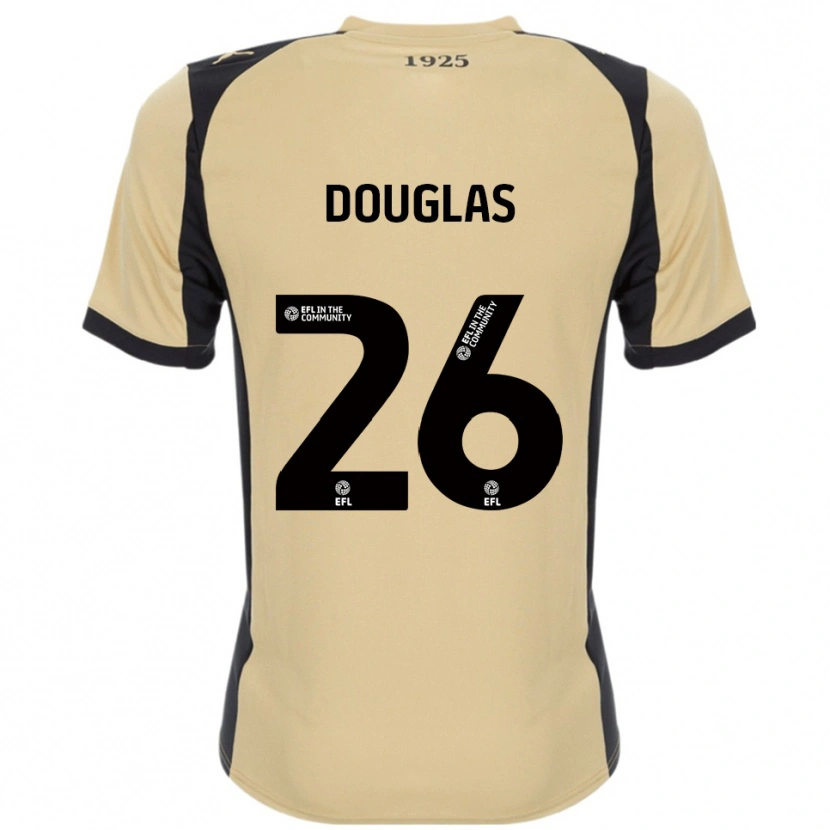 Danxen Dames Hamish Douglas #26 Goud Zwart Uitshirt Uittenue 2025/26 T-Shirt België