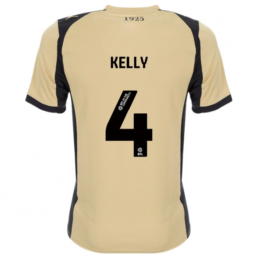 Danxen Dames Liam Kelly #4 Goud Zwart Uitshirt Uittenue 2025/26 T-Shirt België