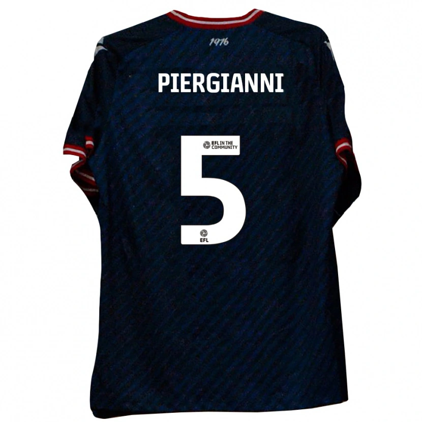 Danxen Dames Carl Piergianni #5 Marine Rood Uitshirt Uittenue 2025/26 T-Shirt België