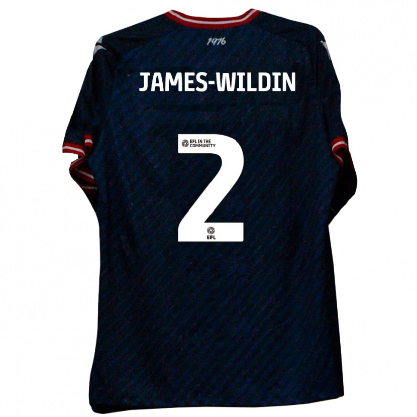 Danxen Dames Luther James-Wildin #2 Marine Rood Uitshirt Uittenue 2025/26 T-Shirt België
