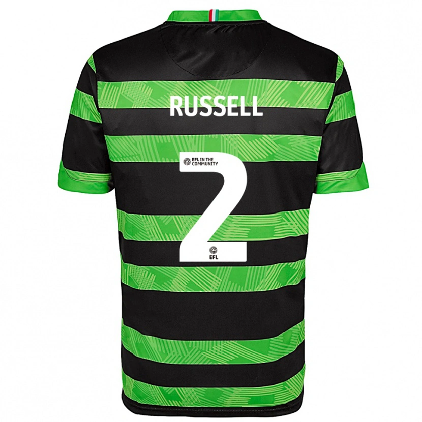 Danxen Dames Rosie Russell #2 Zwart Groen Uitshirt Uittenue 2025/26 T-Shirt België