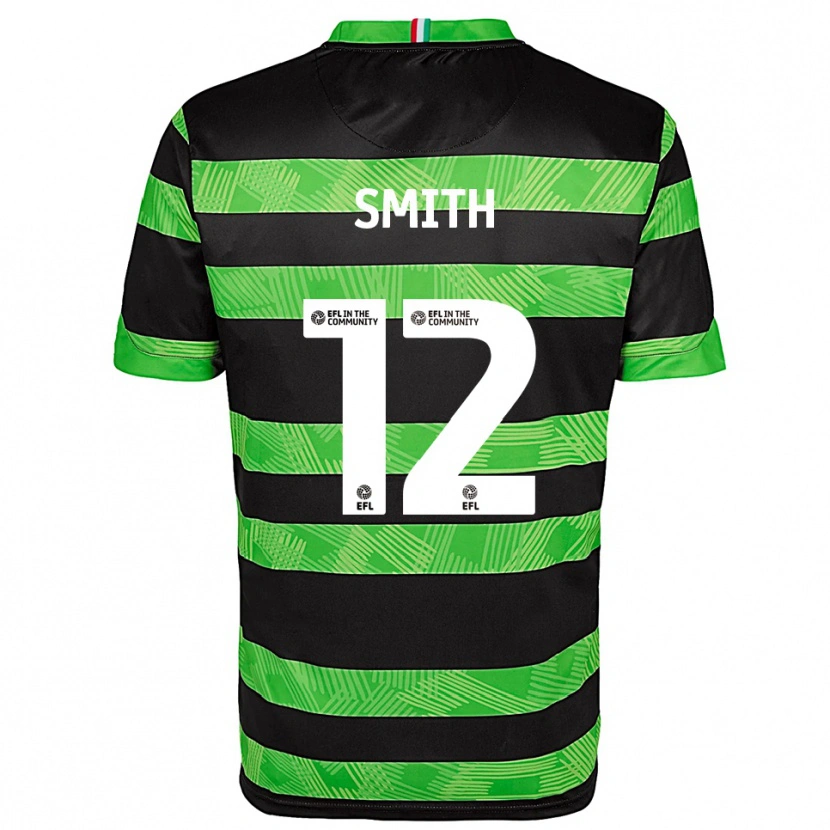 Danxen Dames Alistair Smith #12 Zwart Groen Uitshirt Uittenue 2025/26 T-Shirt België