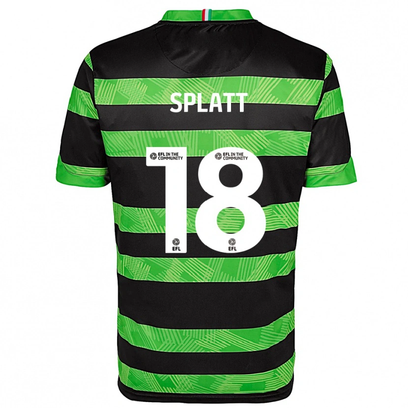 Danxen Dames Delano Mccoy-Splatt #18 Zwart Groen Uitshirt Uittenue 2025/26 T-Shirt België