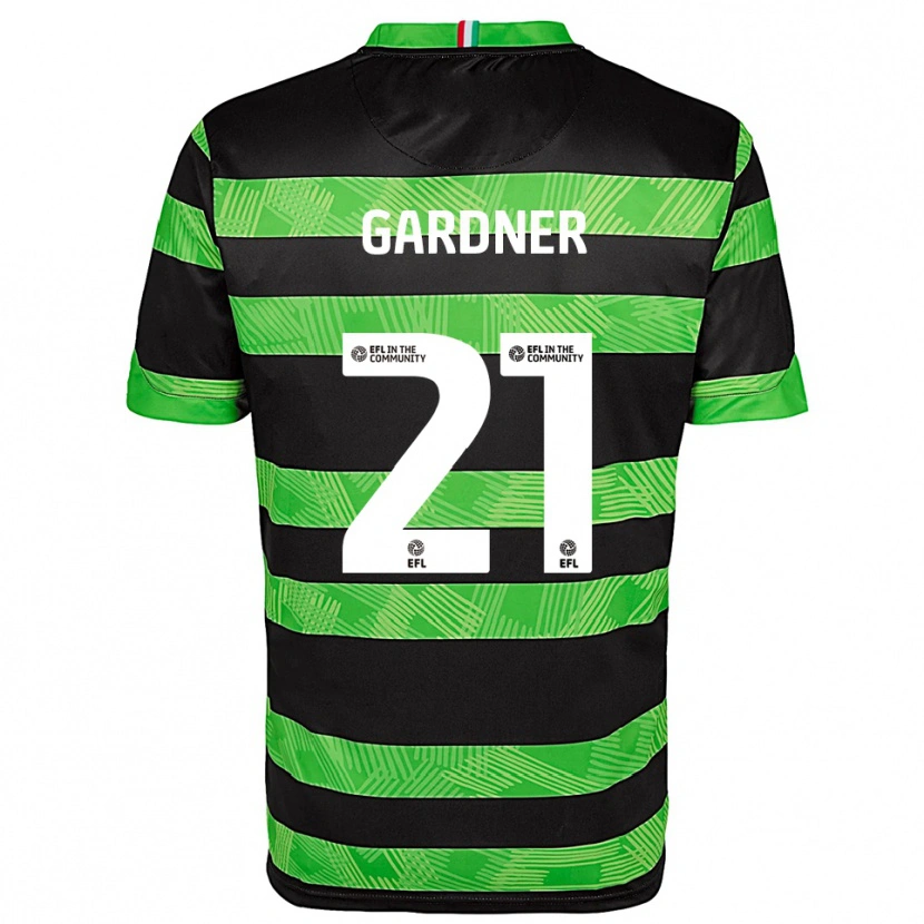 Danxen Dames Remmi Gardner #21 Zwart Groen Uitshirt Uittenue 2025/26 T-Shirt België