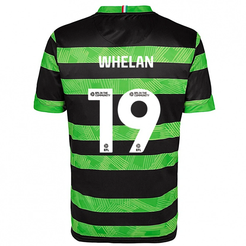Danxen Dames Kelly-Jade Whelan #19 Zwart Groen Uitshirt Uittenue 2025/26 T-Shirt België