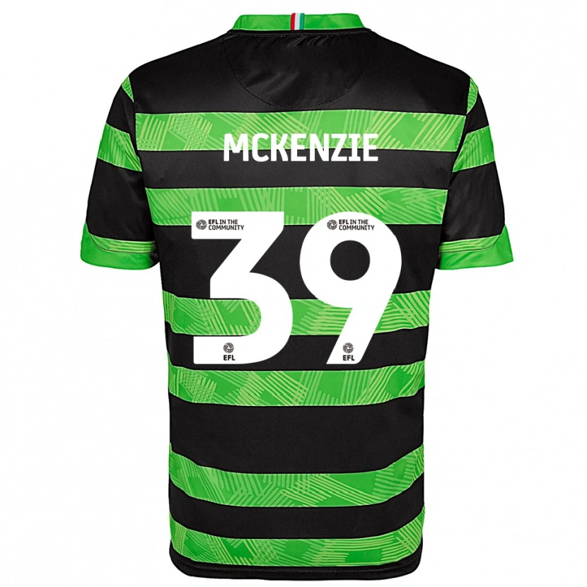 Danxen Dames Kai Mckenzie #39 Zwart Groen Uitshirt Uittenue 2025/26 T-Shirt België