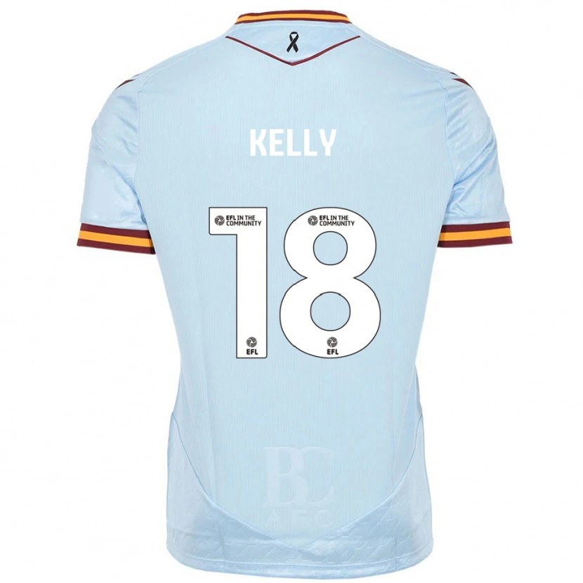 Danxen Dames Ciaran Kelly #18 Hemelsblauw Uitshirt Uittenue 2025/26 T-Shirt België