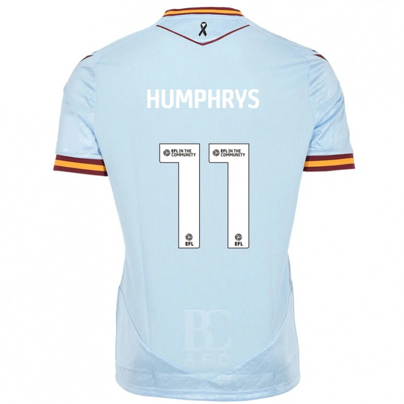 Danxen Dames Stephen Humphrys #11 Hemelsblauw Uitshirt Uittenue 2025/26 T-Shirt België