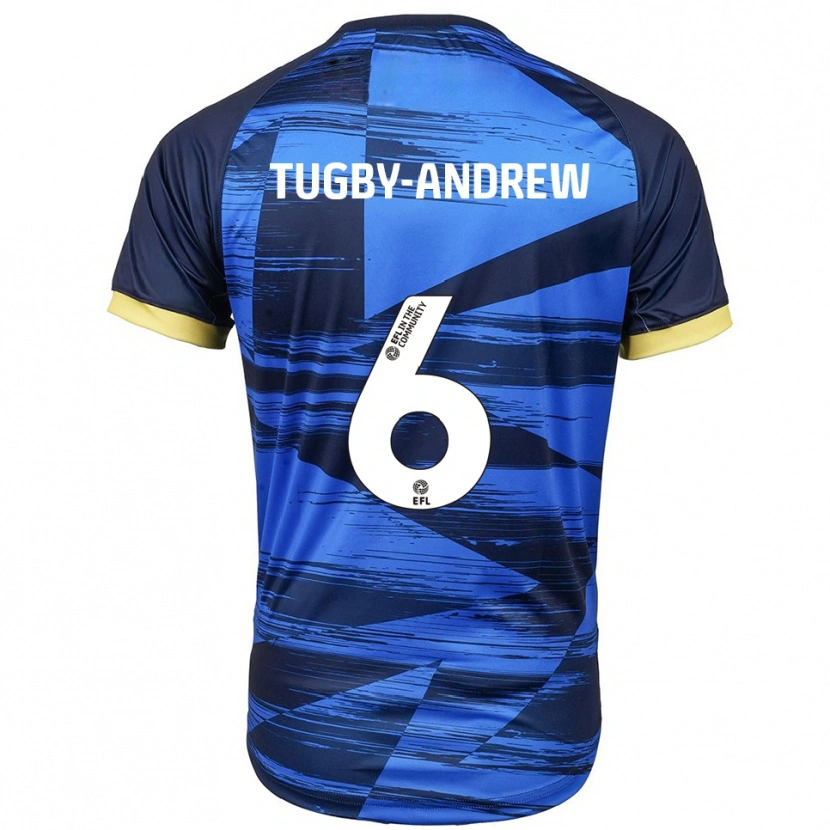 Danxen Dames Jessica Tugby-Andrew #6 Blauw Marine Uitshirt Uittenue 2025/26 T-Shirt België