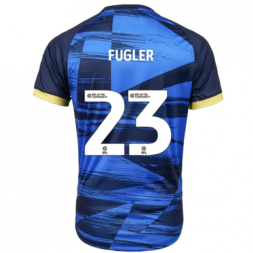 Danxen Dames Millie Fugler #23 Blauw Marine Uitshirt Uittenue 2025/26 T-Shirt België
