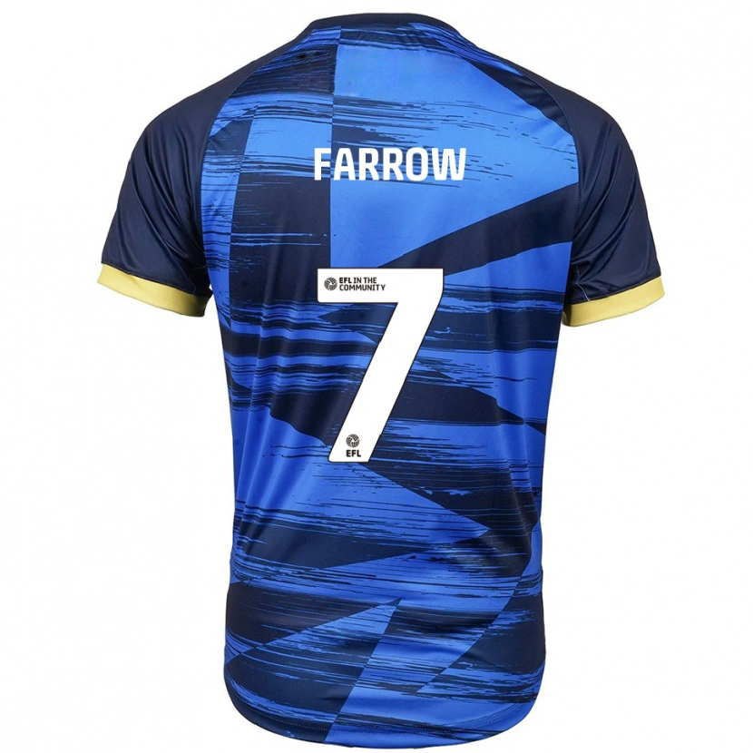 Danxen Dames Lucy Farrow #7 Blauw Marine Uitshirt Uittenue 2025/26 T-Shirt België