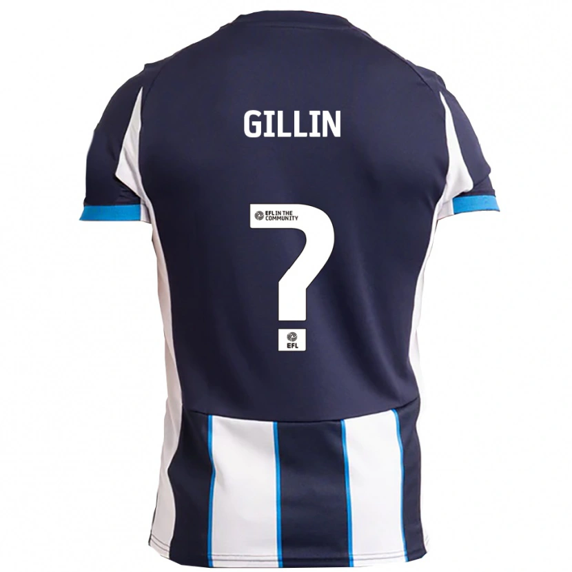 Danxen Dames Jessica Gillin #0 Wit Marine Uitshirt Uittenue 2025/26 T-Shirt België