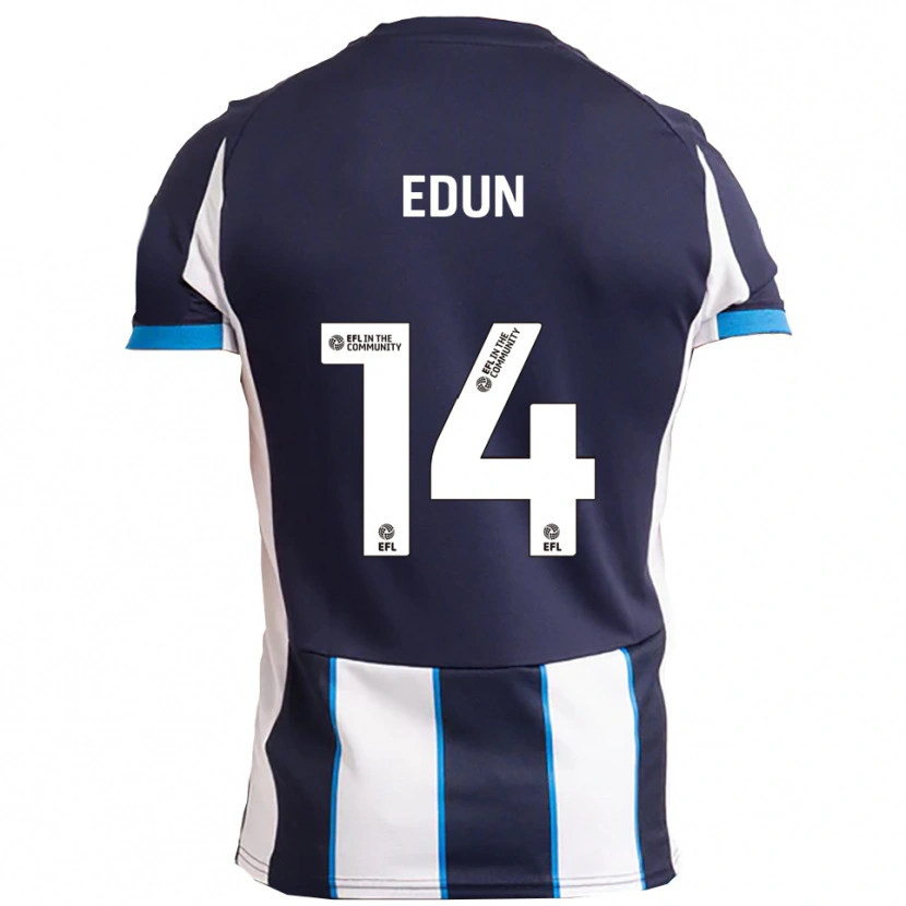 Danxen Dames Tayo Edun #14 Wit Marine Uitshirt Uittenue 2025/26 T-Shirt België