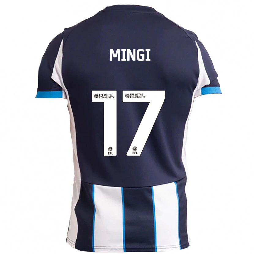 Danxen Dames Jay Mingi #17 Wit Marine Uitshirt Uittenue 2025/26 T-Shirt België