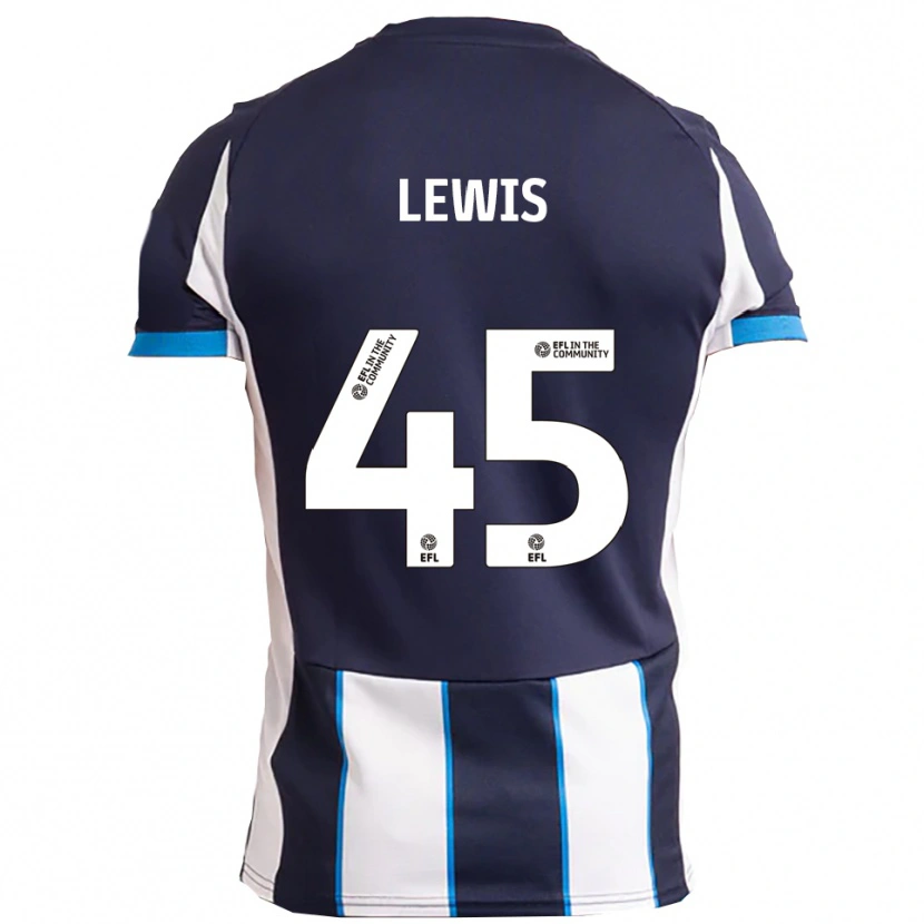 Danxen Dames Jake Lewis #45 Wit Marine Uitshirt Uittenue 2025/26 T-Shirt België