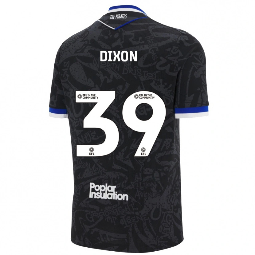 Danxen Dames Quincy Dixon #39 Zwart Wit Uitshirt Uittenue 2025/26 T-Shirt België