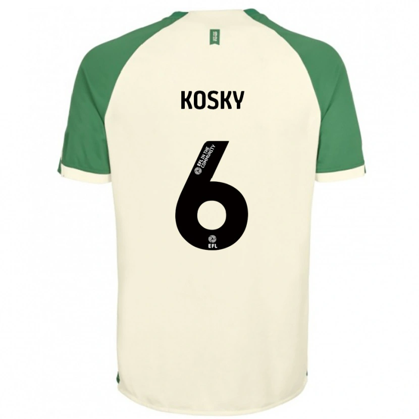 Danxen Dames Rachel Kosky #6 Gebroken Wit Groen Uitshirt Uittenue 2025/26 T-Shirt België