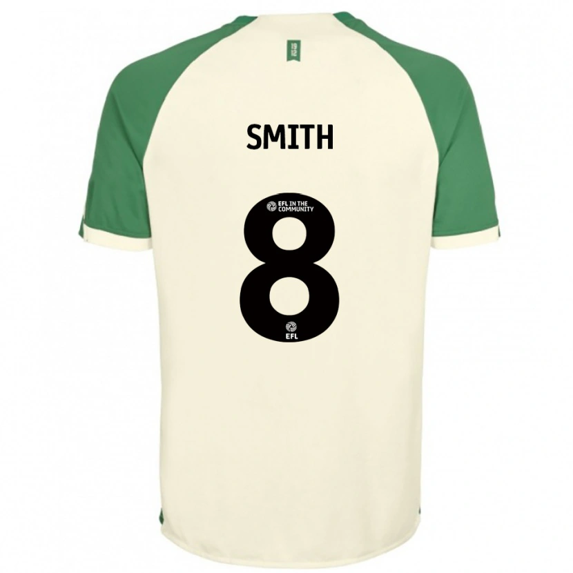 Danxen Dames Korey Smith #8 Gebroken Wit Groen Uitshirt Uittenue 2025/26 T-Shirt België