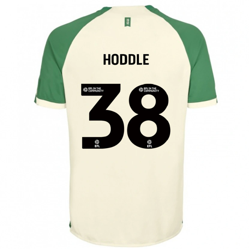 Danxen Dames George Hoddle #38 Gebroken Wit Groen Uitshirt Uittenue 2025/26 T-Shirt België