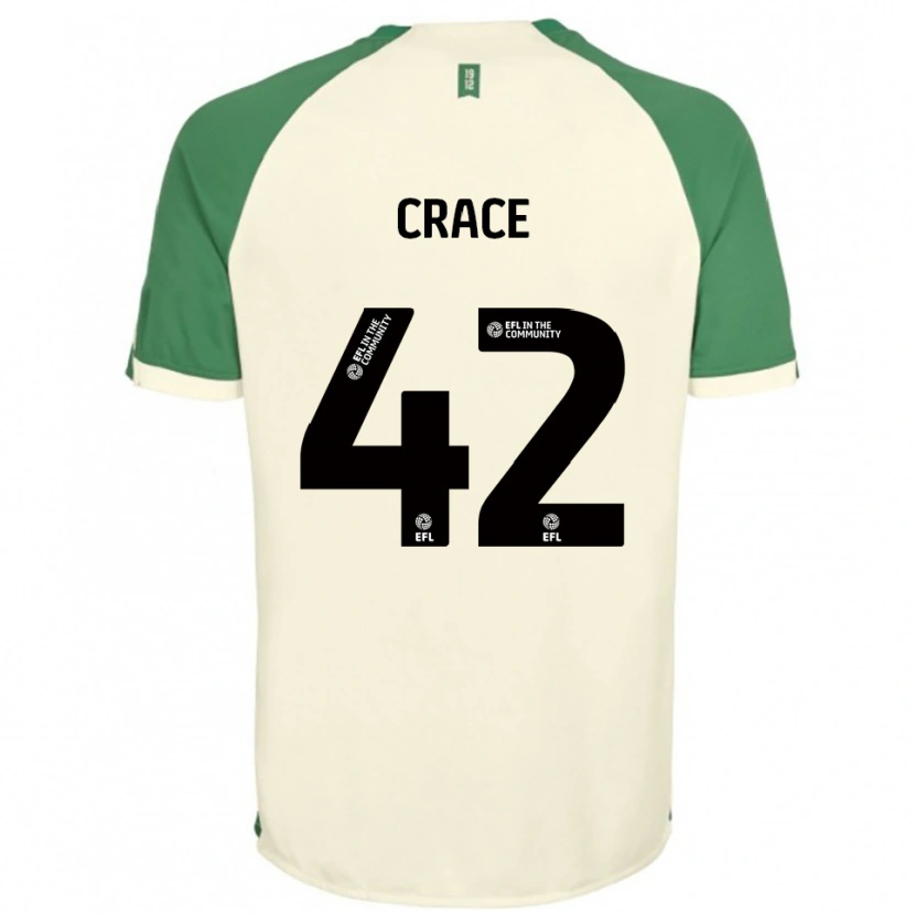Danxen Dames Dempsey Crace #42 Gebroken Wit Groen Uitshirt Uittenue 2025/26 T-Shirt België