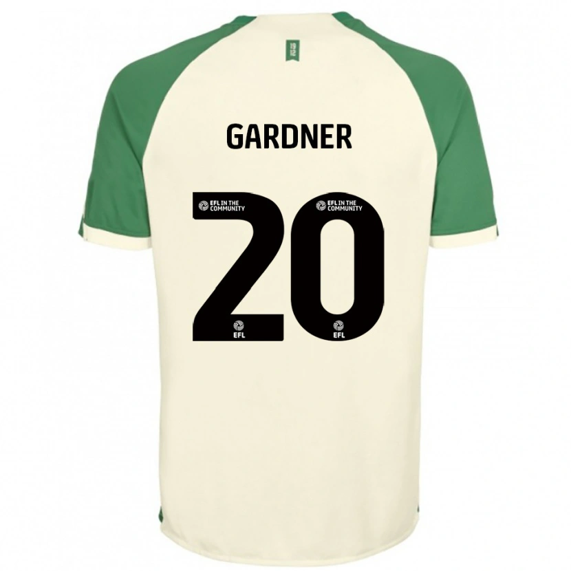 Danxen Dames Gary Gardner #20 Gebroken Wit Groen Uitshirt Uittenue 2025/26 T-Shirt België