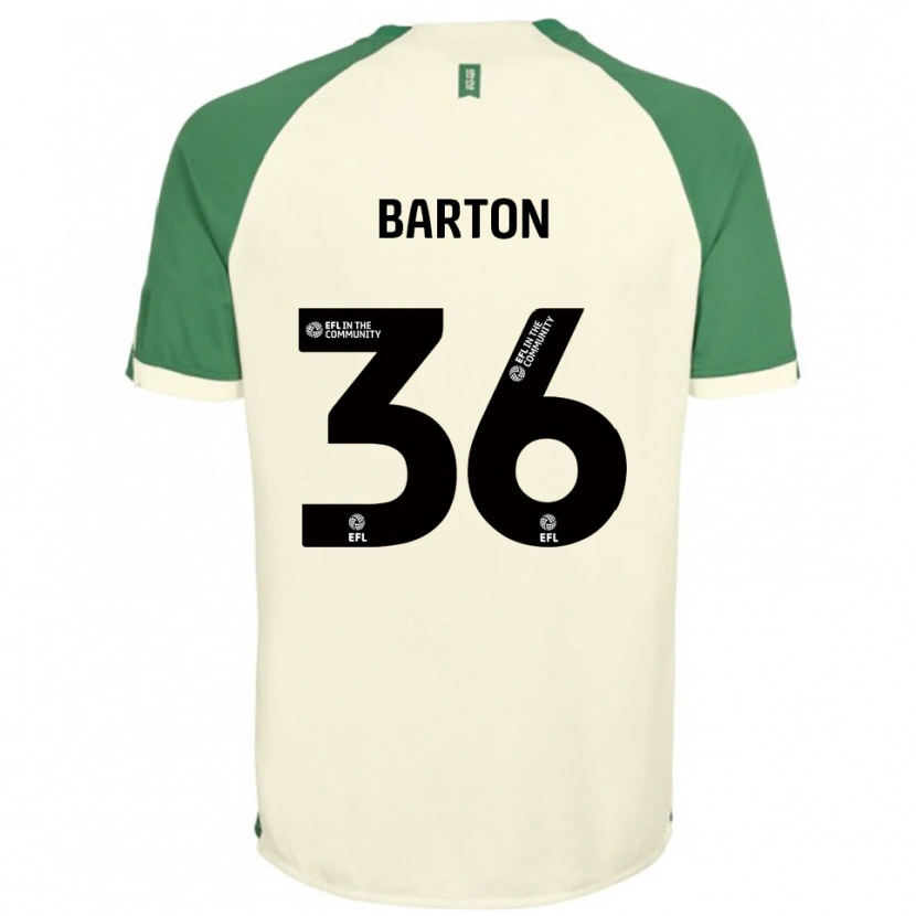 Danxen Dames Dan Barton #36 Gebroken Wit Groen Uitshirt Uittenue 2025/26 T-Shirt België