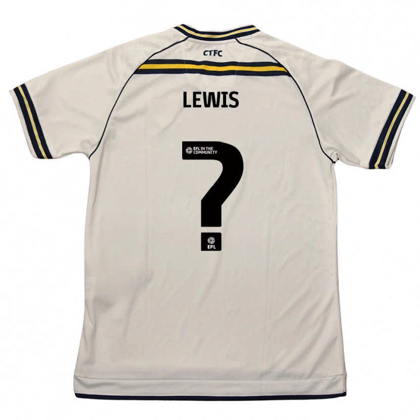 Danxen Dames Eddie Lewis #0 Wit Marine Uitshirt Uittenue 2025/26 T-Shirt België