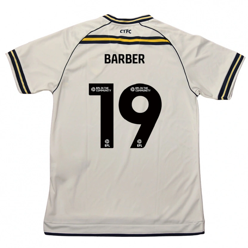 Danxen Dames Mark Barber #19 Wit Marine Uitshirt Uittenue 2025/26 T-Shirt België