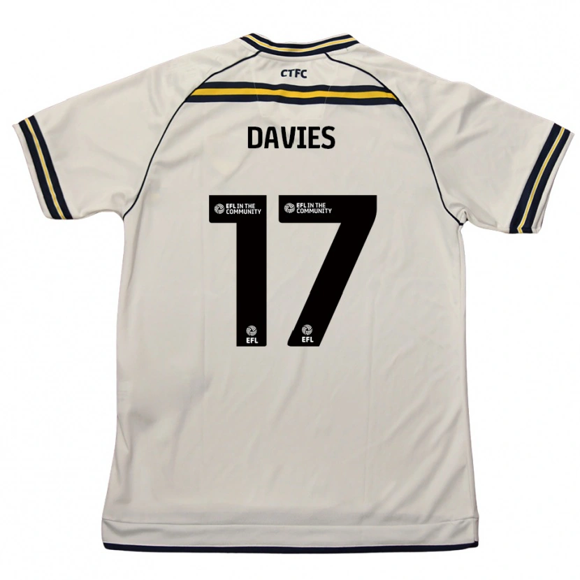 Danxen Dames Annabel Davies #17 Wit Marine Uitshirt Uittenue 2025/26 T-Shirt België