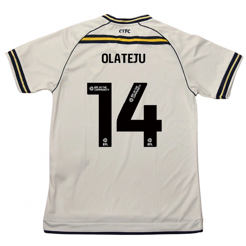 Danxen Dames Ibrahim Olateju #14 Wit Marine Uitshirt Uittenue 2025/26 T-Shirt België