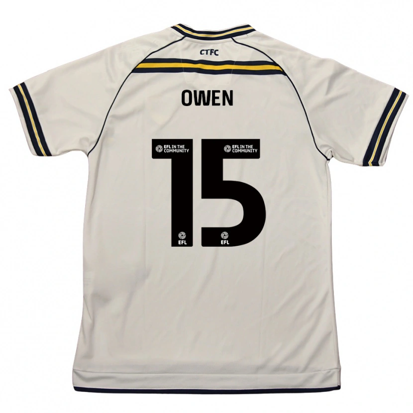 Danxen Dames Emily Owen #15 Wit Marine Uitshirt Uittenue 2025/26 T-Shirt België