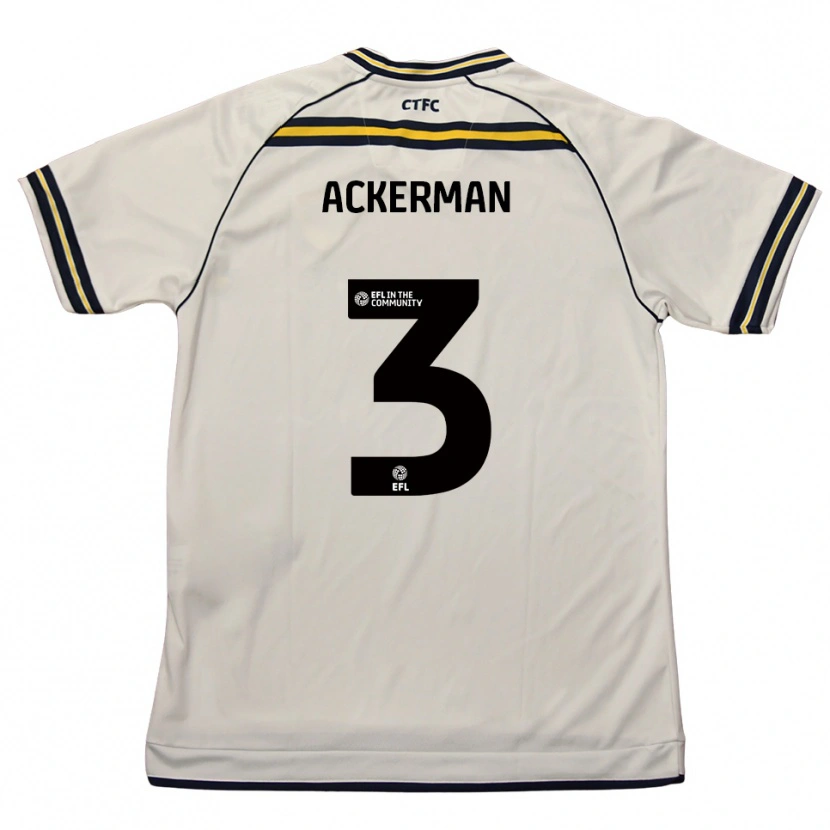 Danxen Dames Daisy Ackerman #3 Wit Marine Uitshirt Uittenue 2025/26 T-Shirt België