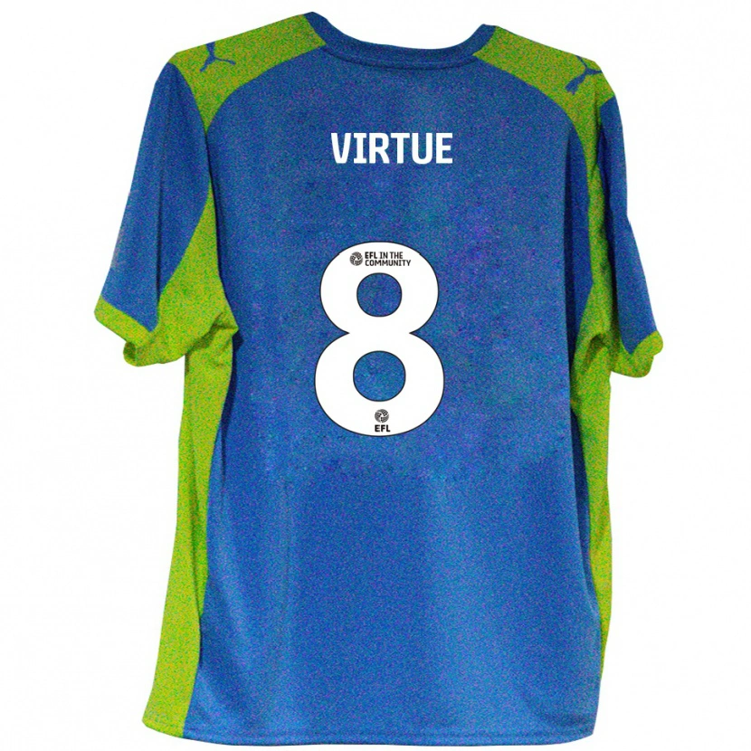 Danxen Dames Matty Virtue #8 Hemelsblauw Geel Uitshirt Uittenue 2025/26 T-Shirt België