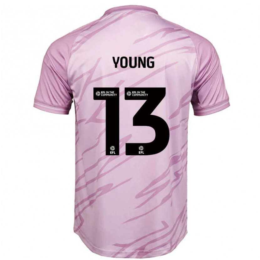 Danxen Dames Joe Young #13 Roze Zwart Uitshirt Uittenue 2025/26 T-Shirt België