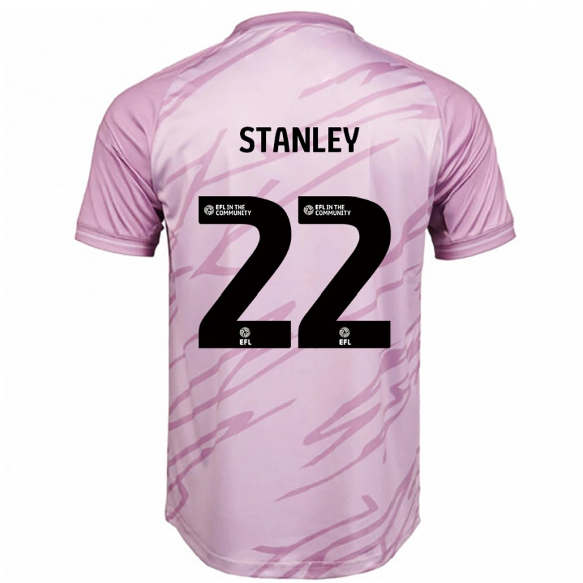 Danxen Dames Eva Stanley #22 Roze Zwart Uitshirt Uittenue 2025/26 T-Shirt België