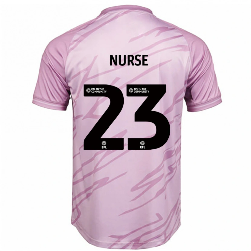 Danxen Dames George Nurse #23 Roze Zwart Uitshirt Uittenue 2025/26 T-Shirt België