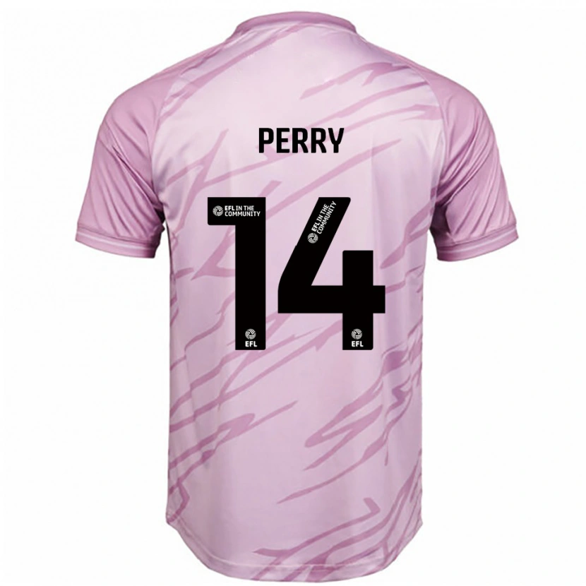 Danxen Dames Taylor Perry #14 Roze Zwart Uitshirt Uittenue 2025/26 T-Shirt België