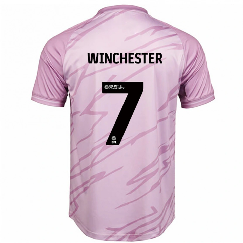 Danxen Dames Carl Winchester #7 Roze Zwart Uitshirt Uittenue 2025/26 T-Shirt België