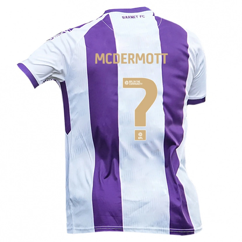 Danxen Dames Sarah Mcdermott #0 Wit Paars Uitshirt Uittenue 2025/26 T-Shirt België