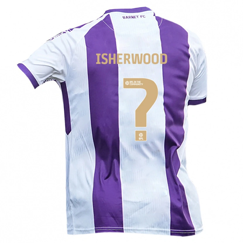 Danxen Dames Millie Isherwood #0 Wit Paars Uitshirt Uittenue 2025/26 T-Shirt België