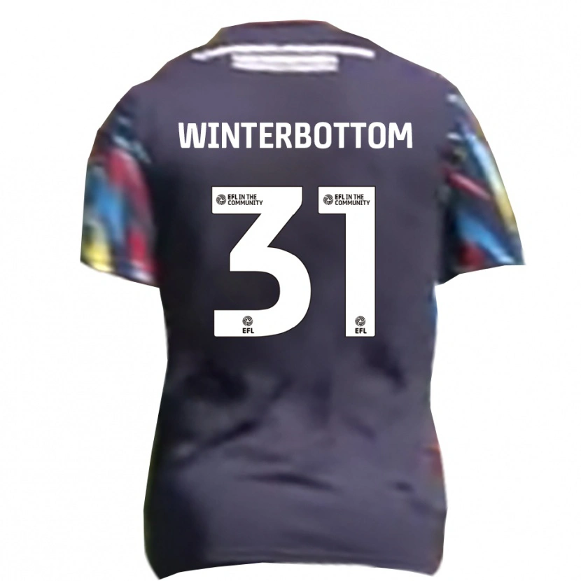 Danxen Dames Ben Winterbottom #31 Marine Geel Rood Uitshirt Uittenue 2025/26 T-Shirt België